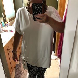 NWOT Calvin Klein white tunic